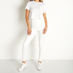 Commando Faux Leather Legging- White